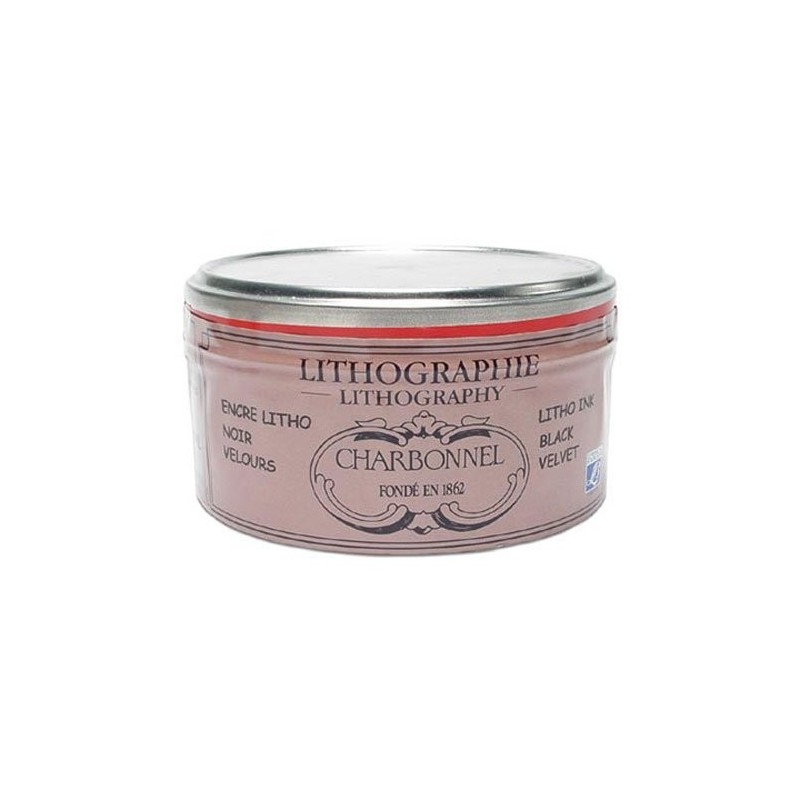 Material Bellas Artes - Litografía - Lito negro terciopelo (negro profundo) Charbonnel, 200 ml | totenart.com