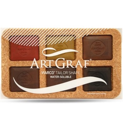 \nMaterial Bellas Artes - Pintura - ART GRAF Tailor Shape Caja Corcho Surtido de 6 Colores | totenart.com