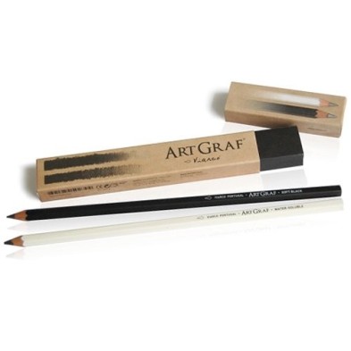 \nMaterial Bellas Artes - Pintura - ART GRAF Caja con 2 Lápices de Grafito (Grafito Suave B y Acuarelable 2B) | totenart.com