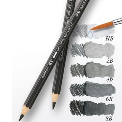 \nMaterial Bellas Artes - Dibujo - Lapiz Grafito Acuarelable 8B, Faber-Castell | totenart.com