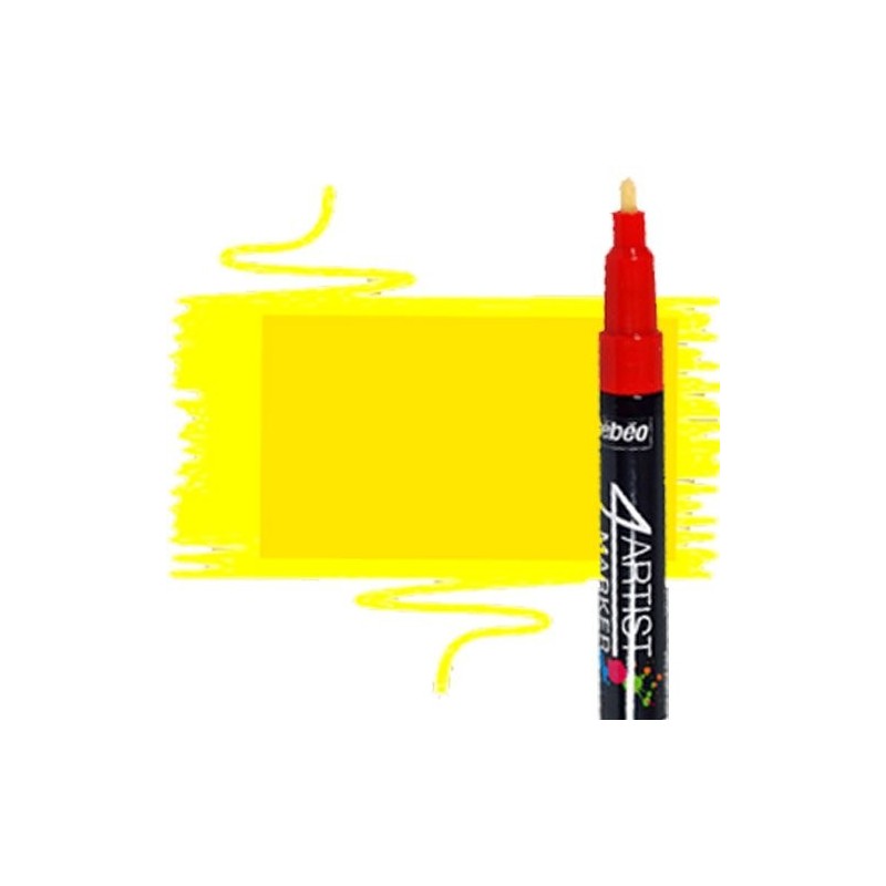 Material Bellas Artes - Pintura - Rotulador 4Artist Pebeo al Óleo 2 mm amarillo | totenart.com