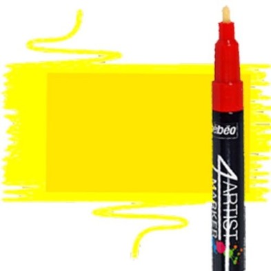 Material Bellas Artes - Pintura - Rotulador 4Artist Pebeo al Óleo 2 mm amarillo | totenart.com