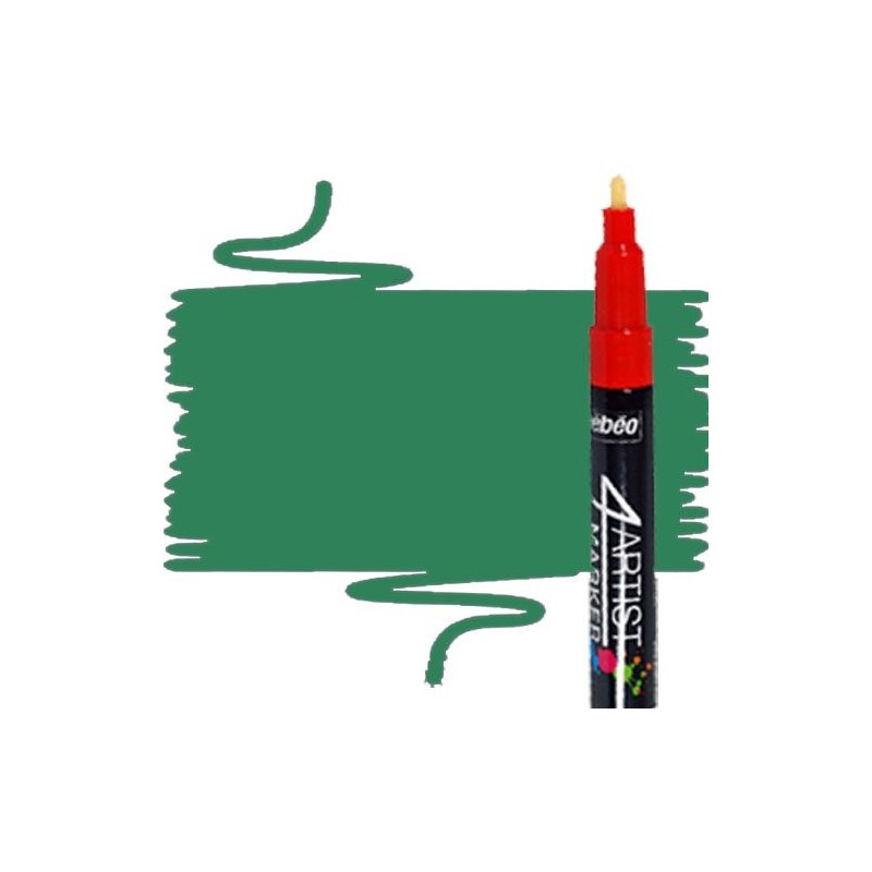 Material Bellas Artes - Pintura - Rotulador 4Artist Pebeo al Óleo 2 mm verde | totenart.com