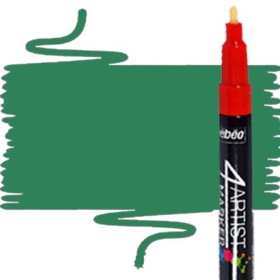 Material Bellas Artes - Pintura - Rotulador 4Artist Pebeo al Óleo 2 mm verde | totenart.com