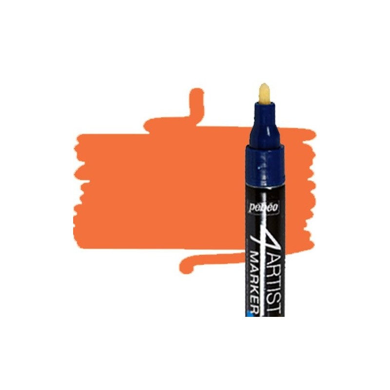 Material Bellas Artes - Pintura - Rotulador 4Artist Pebeo al Óleo 4 mm naranja | totenart.com