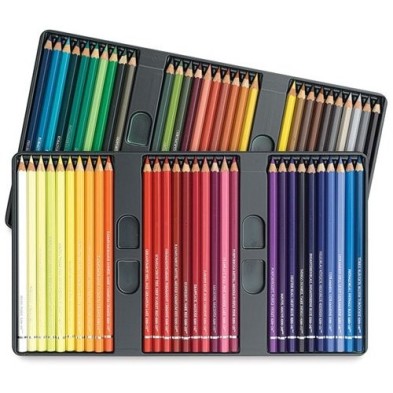 Material Bellas Artes – pintura-y-dibujo - Caja metal 60 lápices de color acuarelables Albrecht Dürer Faber-Castell  | totenart.