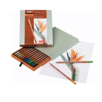 Material Bellas Artes – pintura-y-dibujo - Estuche de 12 lápices color Sakura Bruynzeel | totenart.com
