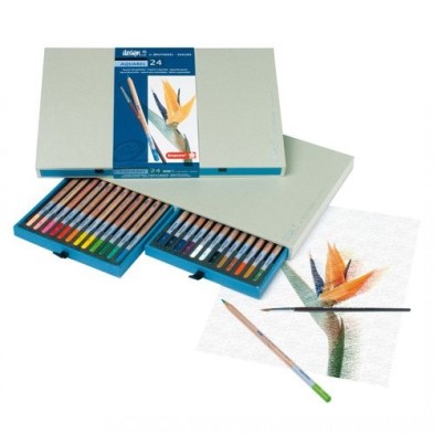 Material Bellas Artes – pintura-y-dibujo - Estuche de 24 lápices acuarelables Sakura Bruynzeel | totenart.com