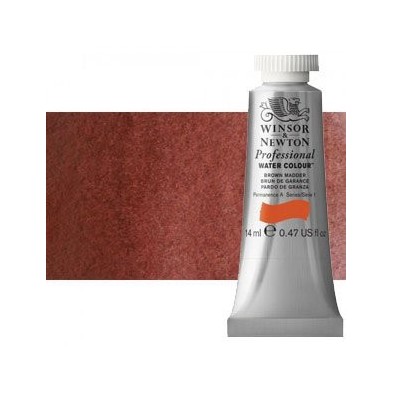 Material Bellas Artes - Pintura - Acuarela Profesional Winsor & Newton color rojo indio 317 (14 ml) S1 | totenart.com