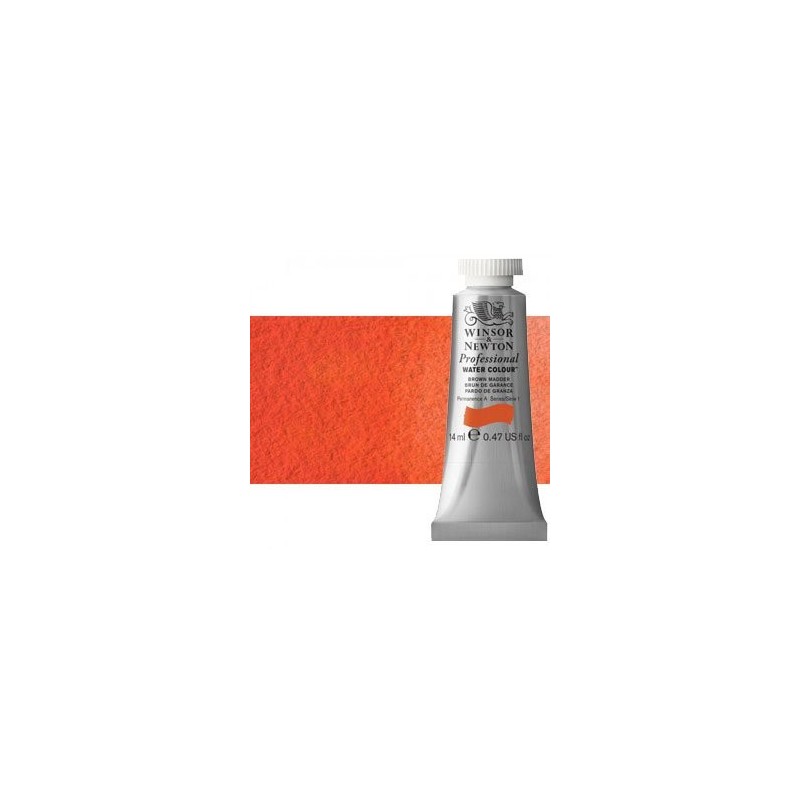 Material Bellas Artes - Pintura - Acuarela Profesional Winsor & Newton color naranja Winsor sombra roja 723 (14 ml) S1 | totenar
