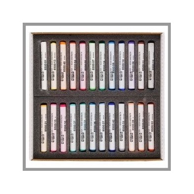 Material Bellas Artes – pintura-y-dibujo - Caja Pastel Toison D\'Or Koh-I-Nor, 24 uds. | totenart.com