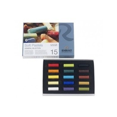 Material Bellas Artes – pintura-y-dibujo - Caja pastel Rembrandt 15 medios colores, Seleccion General | totenart.com