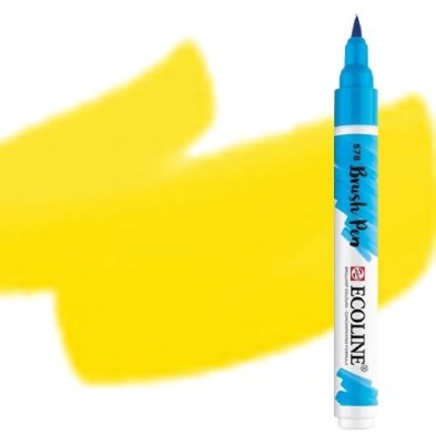 Material Bellas Artes - Pintura - Rotulador Acuarela Ecoline Brush Pen Chartreuse ** | totenart.com