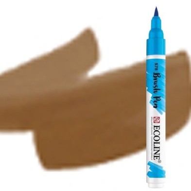 Material Bellas Artes - Pintura - Rotulador Acuarela Ecoline Brush Pen Sepia ** | totenart.com