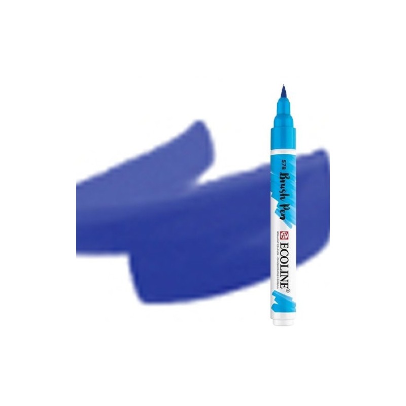 Material Bellas Artes - Pintura - Rotulador Acuarela Ecoline Brush Pen Ultramar Violeta ** | totenart.com