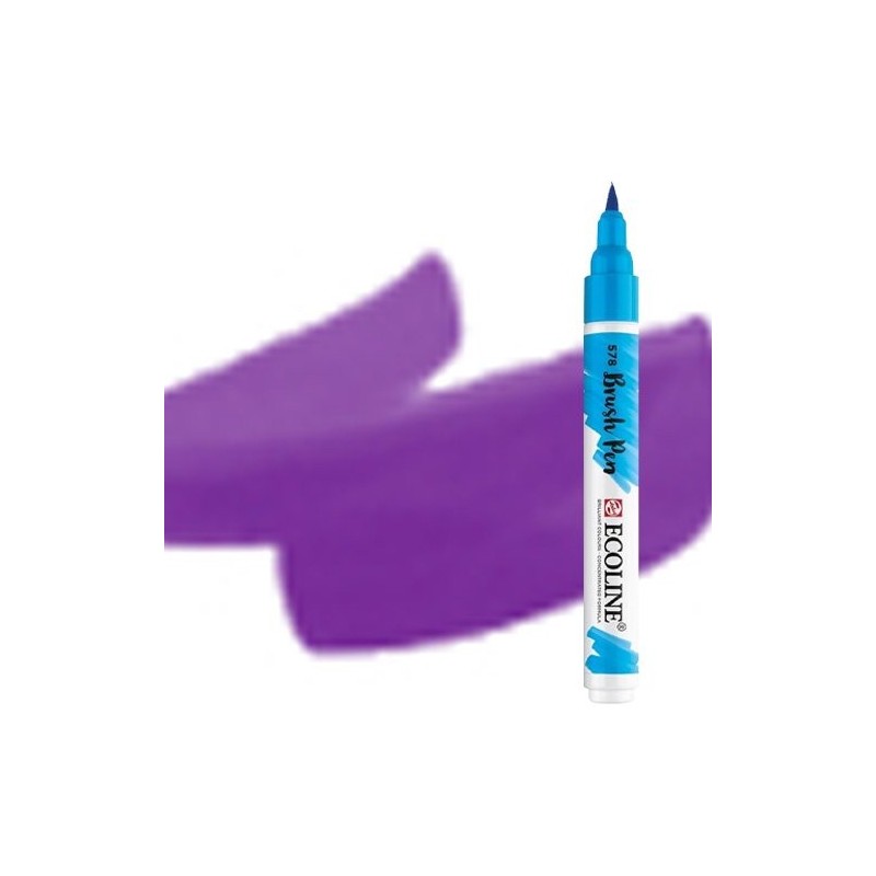 Material Bellas Artes - Pintura - Rotulador Acuarela Ecoline Brush Pen Violeta Azul ** | totenart.com