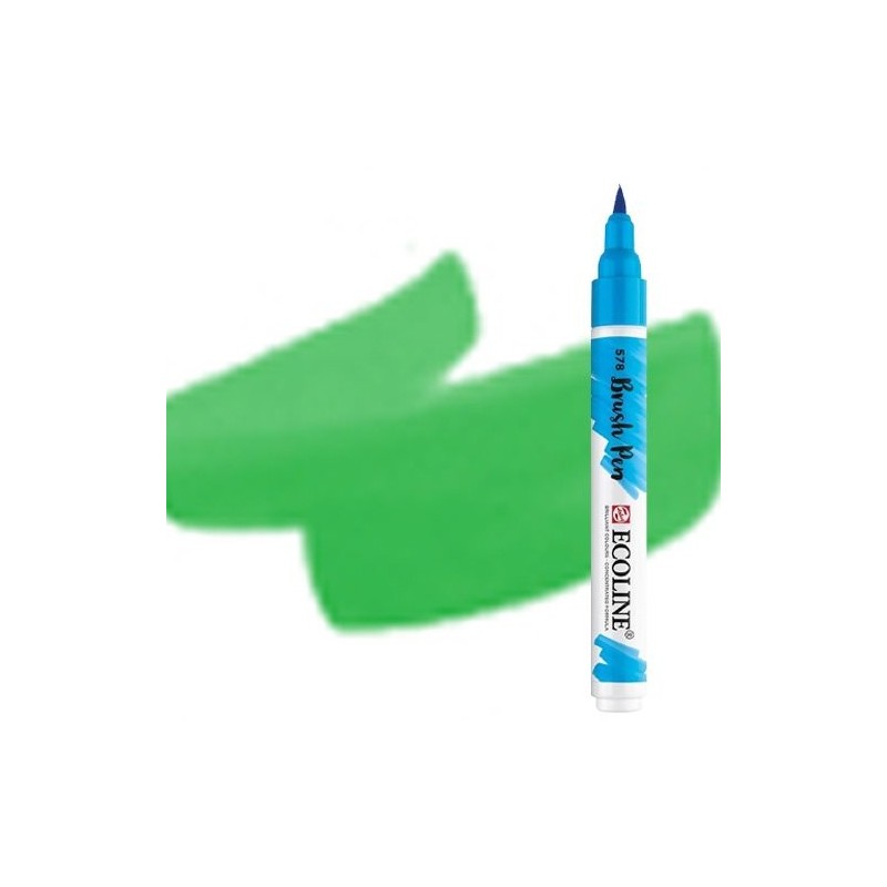 Material Bellas Artes - Pintura - Rotulador Acuarela Ecoline Brush Pen Verde | totenart.com