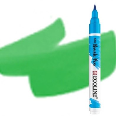 Material Bellas Artes - Pintura - Rotulador Acuarela Ecoline Brush Pen Verde | totenart.com