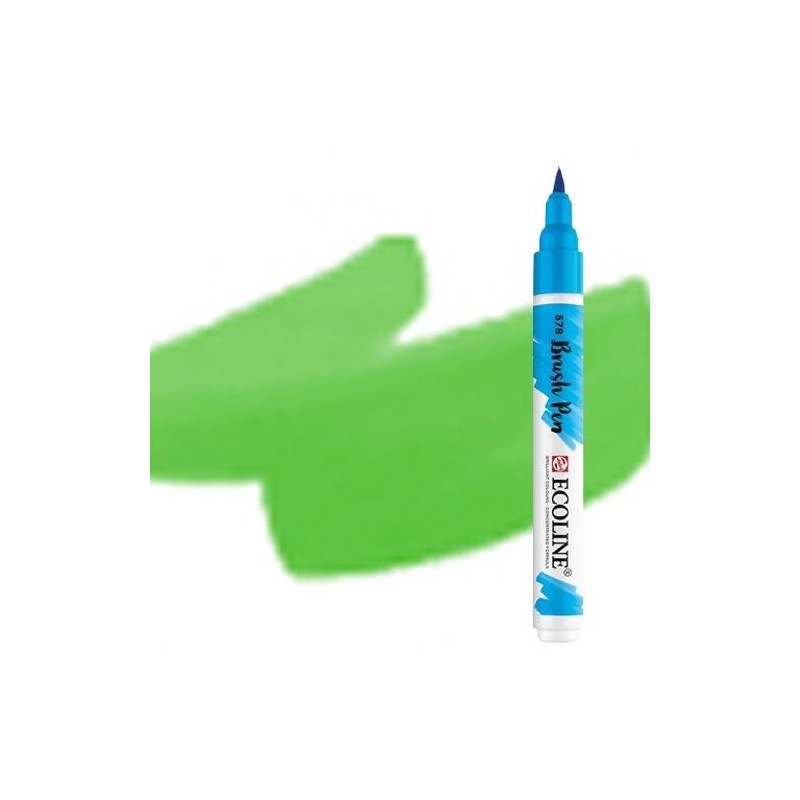 Material Bellas Artes - Pintura - Rotulador Acuarela Ecoline Brush Pen Verde Claro ** | totenart.com