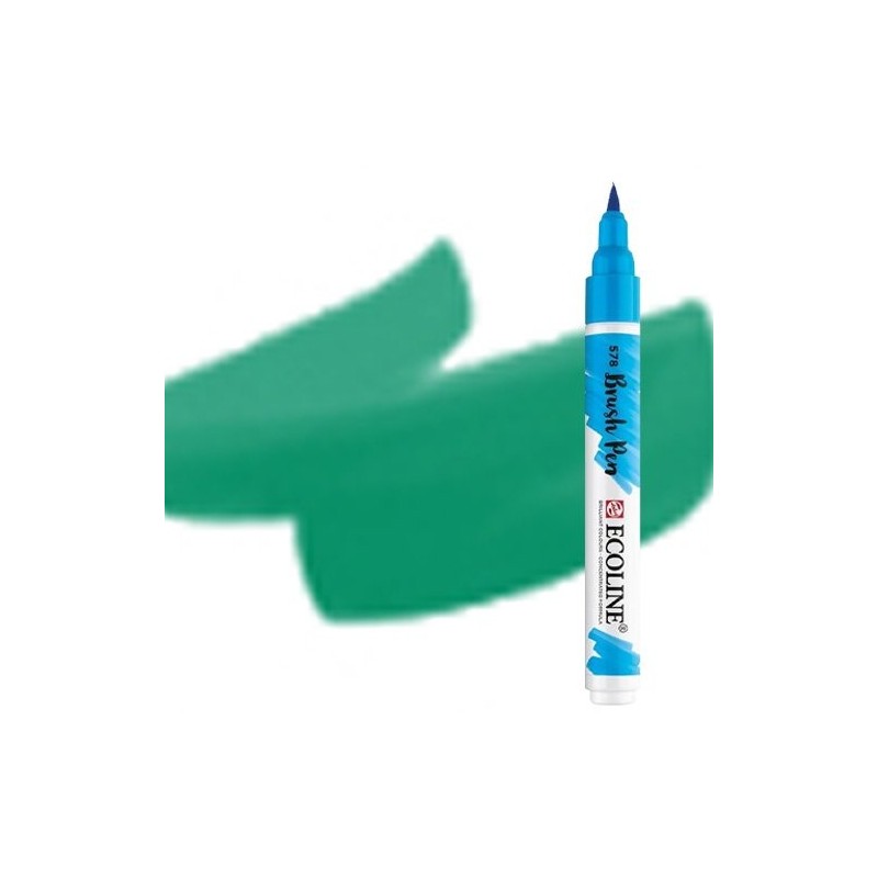 Material Bellas Artes - Pintura - Rotulador Acuarela Ecoline Brush Pen Verde Bosque ** | totenart.com