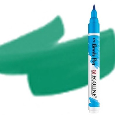 Material Bellas Artes - Pintura - Rotulador Acuarela Ecoline Brush Pen Verde Bosque ** | totenart.com