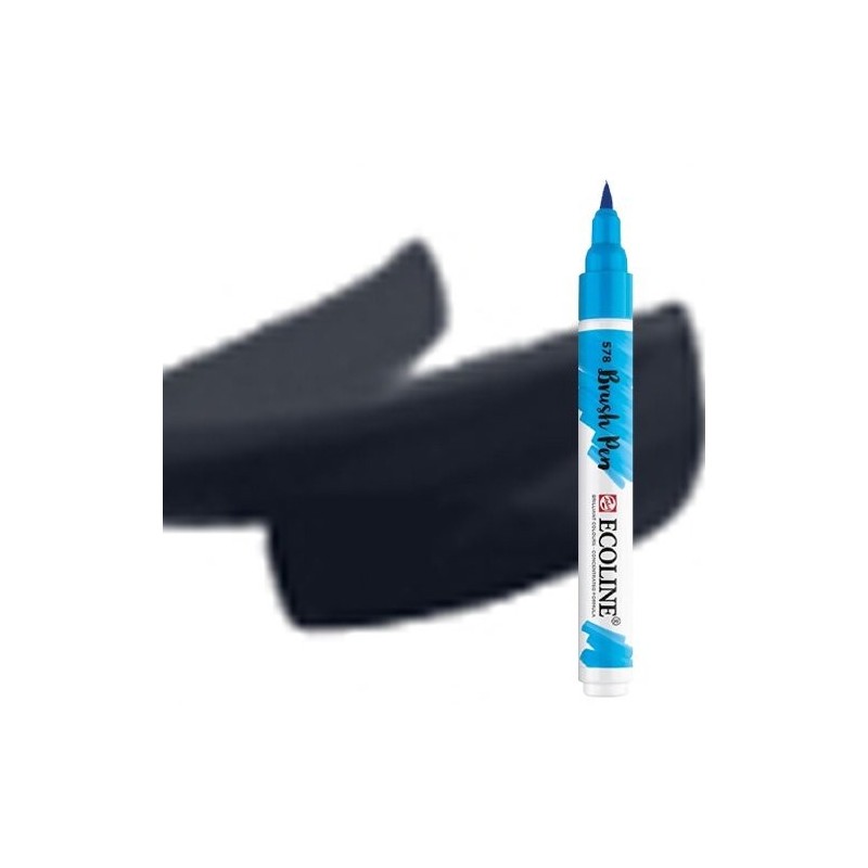Material Bellas Artes - Pintura - Rotulador Acuarela Ecoline Brush Pen Negro | totenart.com
