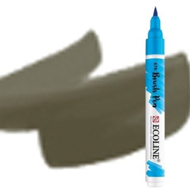 Material Bellas Artes - Pintura - Rotulador Acuarela Ecoline Brush Pen Gris Cálido ** | totenart.com