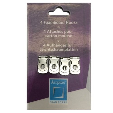 Material Bellas Artes-Encuadernacion-Colgador para carton pluma, blister 5 uds.