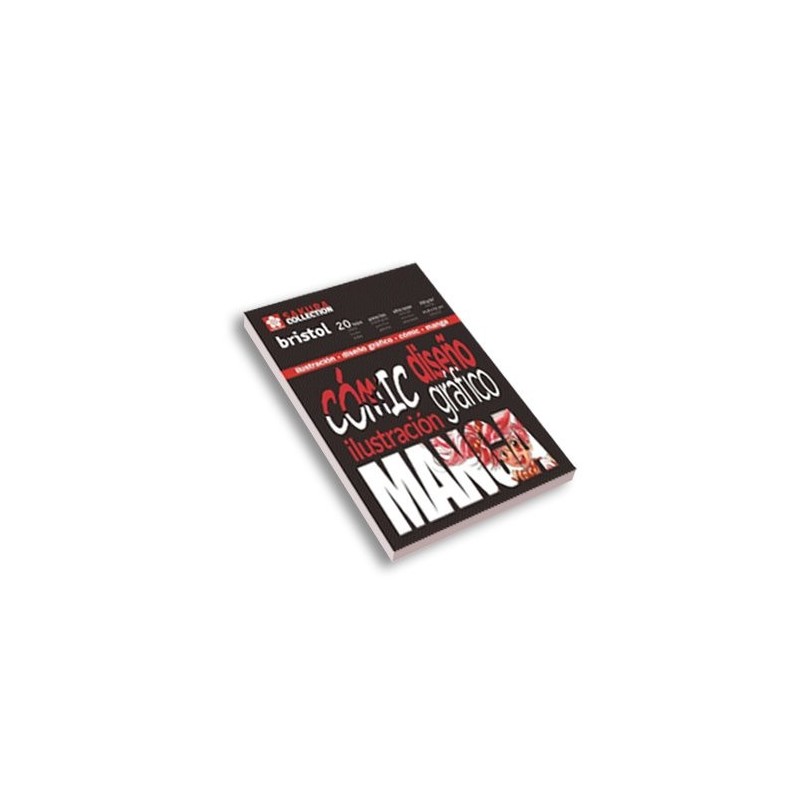 Material Bellas Artes - Pintura - Block rotulador Manga, 29.7x42 cm, 20 h, 250 gr. | totenart.com