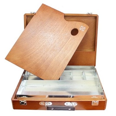 Tienda Bellas Artes-Materiales Pintura-Caja vacia Topo de Haya, medidas 31x39x7.