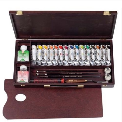 Material Bellas Artes - Pintura - Caja de madera Professional acrilico Rembrandt | totenart.com