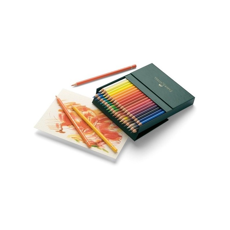 Material Bellas Artes – pintura-y-dibujo - Estuche cartón de Lápices color POLYCROMO, Faber Castell (36 colores) | totenart.com