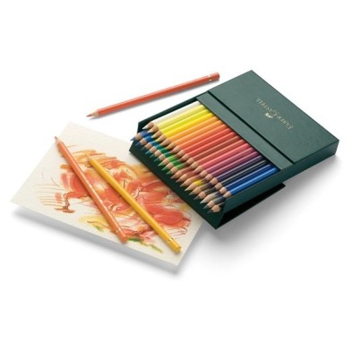 Material Bellas Artes – pintura-y-dibujo - Estuche cartón de Lápices color POLYCROMO, Faber Castell (36 colores) | totenart.com