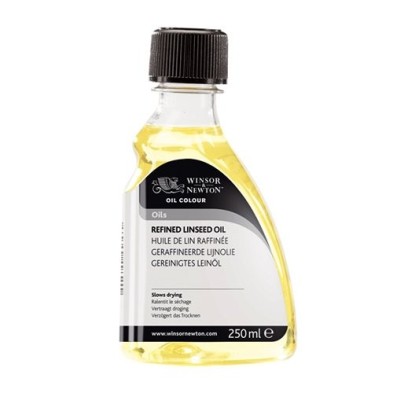 Material Bellas Artes - Pintura - Aceite de linaza refinado Winsor & Newton (250 ml) | totenart.com