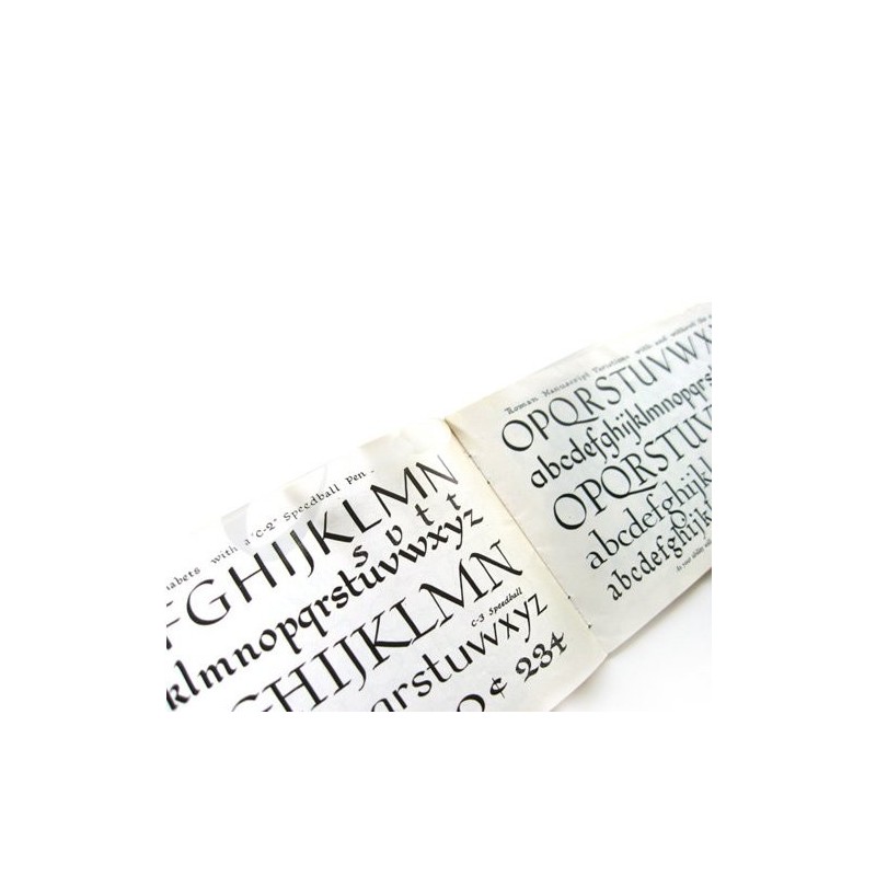 Material Escritura-Alfabetos elementales Speedball