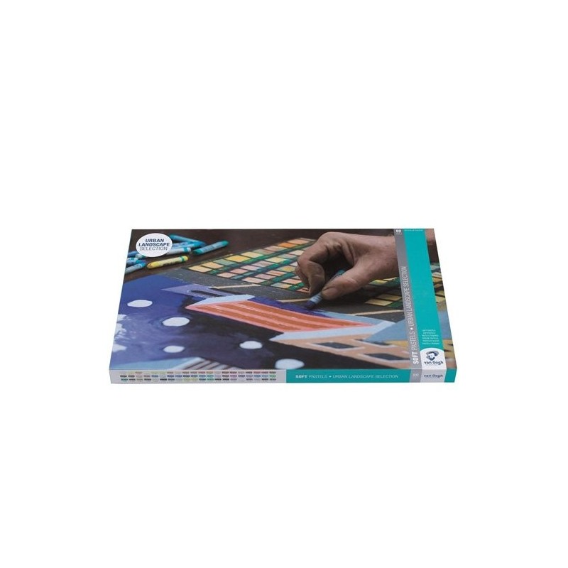 Material Bellas Artes – pintura-y-dibujo - Set Van Gogh 60 Barras Pastel Suave Paisaje Urbano | totenart.com