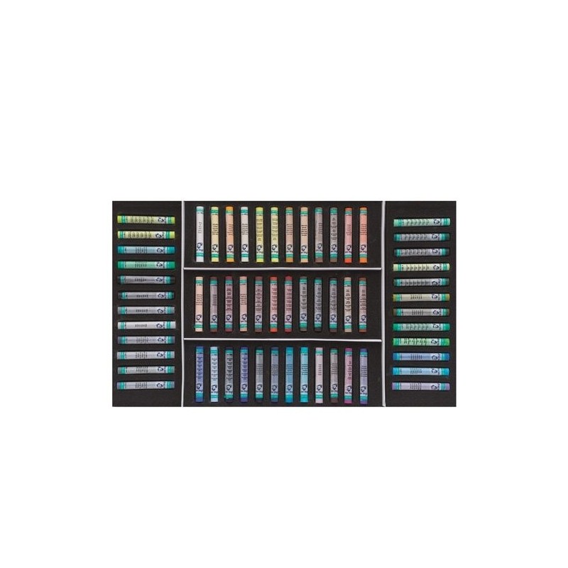 Material Bellas Artes – pintura-y-dibujo - Set Van Gogh 60 Barras Pastel Suave Paisaje Urbano | totenart.com