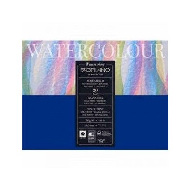 Material Bellas Artes - Pintura - Acuarela Fabriano 300 gr, 36x48 cm, G. Fino, block 12 h. | totenart.com