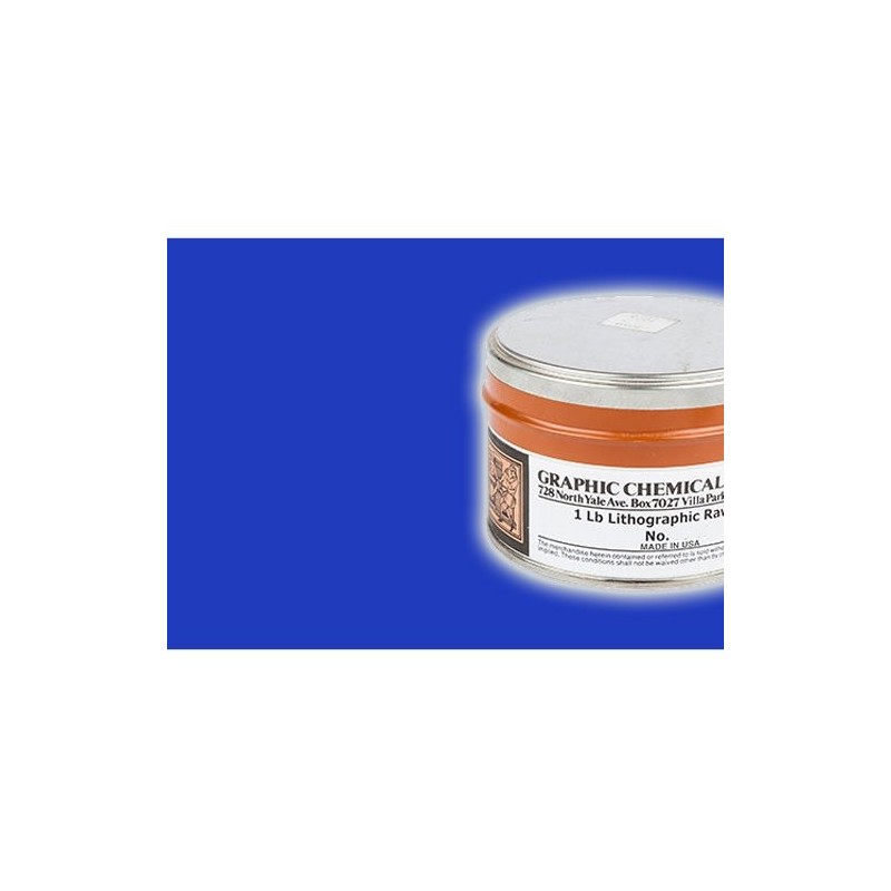 Tinta Litog Graphic Chemical, Azul Proceso, lata 450 ml.
