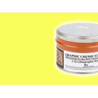 Tinta Litog Graphic Chemical, Amarillo Limon, lata 450 ml.