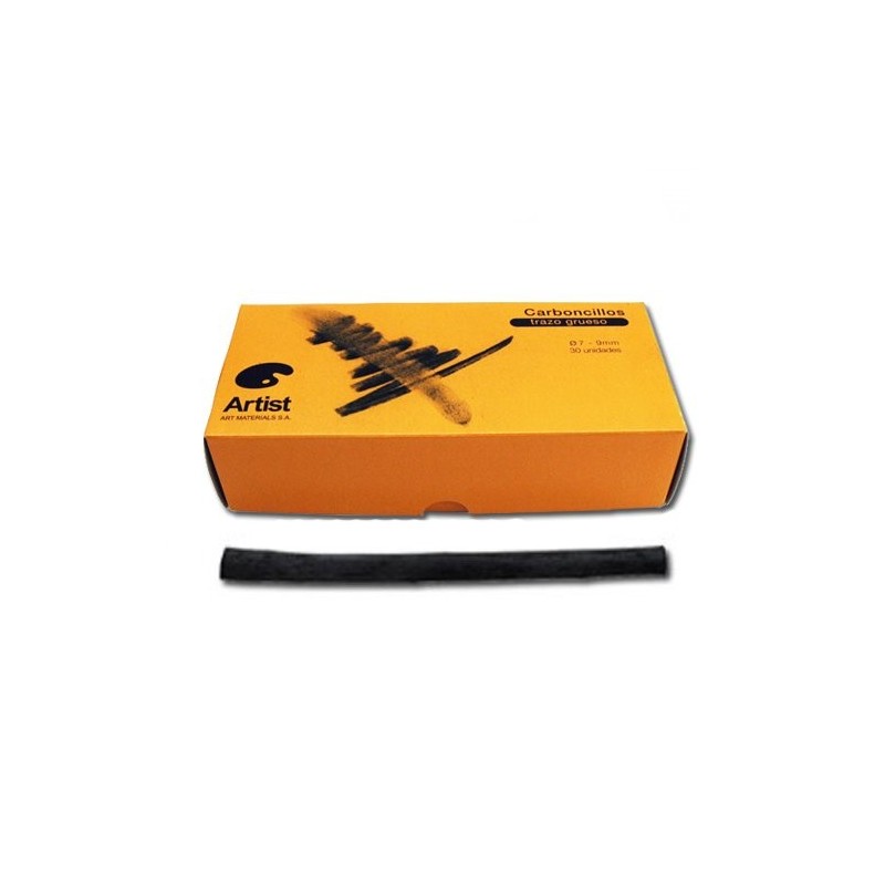Material Bellas Artes - Pintura - Carboncillos gruesos, 7-9 mm., Caja 30 uds. | totenart.com