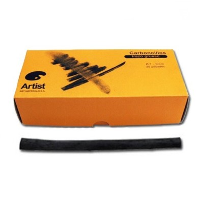 Material Bellas Artes - Pintura - Carboncillos gruesos, 7-9 mm., Caja 30 uds. | totenart.com