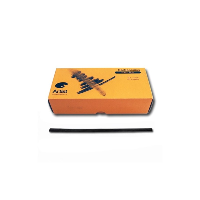 Material Bellas Artes - Pintura - Carboncillos finos, 3-4 mm., Caja 100 uds. | totenart.com