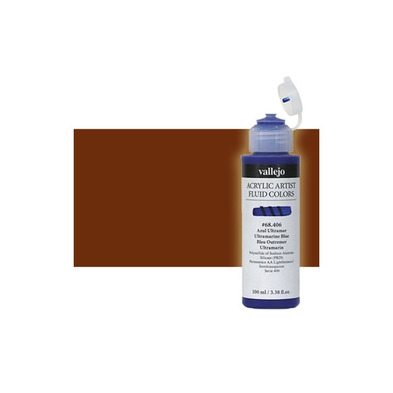 Material Bellas Artes - Pintura - Acrílico Fluido Vallejo 311, siena tostada, 100 ml. * | totenart.com