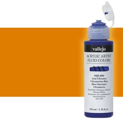 Material Bellas Artes - Pintura - Acrílico Fluido Vallejo 304, amarillo de marte, 100 ml. * | totenart.com