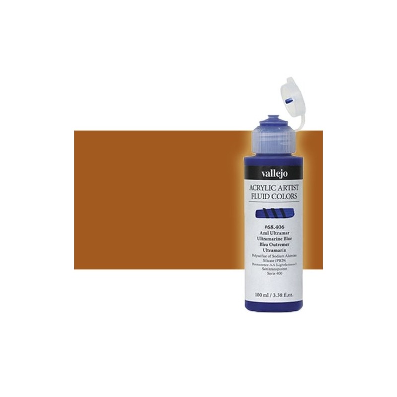 Material Bellas Artes - Pintura - Acrílico Fluido Vallejo 310, siena natural, 100 ml. * | totenart.com