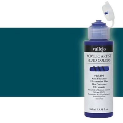 Material Bellas Artes - Pintura - Acrílico Fluido Vallejo 412, gris de payne, 100 ml. * | totenart.com