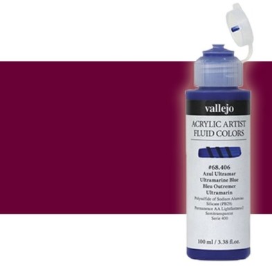 Material Bellas Artes - Pintura - Acrílico Fluido Vallejo 810, violeta de quinacridona, 100 ml. * | totenart.com