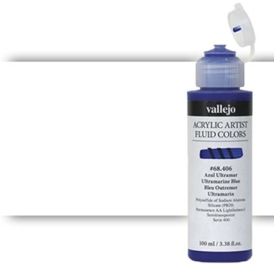 Material Bellas Artes - Pintura - Acrílico Fluido Vallejo 303, blanco titanio rutilo, 100 ml. * | totenart.com