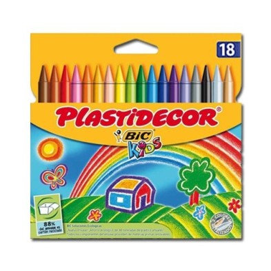 Material Bellas Artes - Pintura - Estuche Plastidecor, 18 unidades | totenart.com